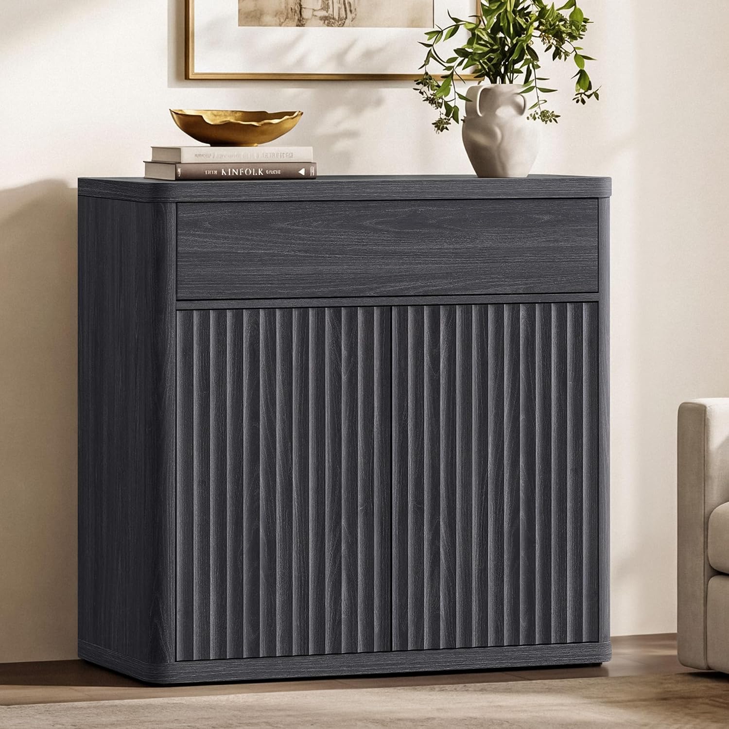 Credenza Office Storage - Buffet de rangement moderne à panneaux