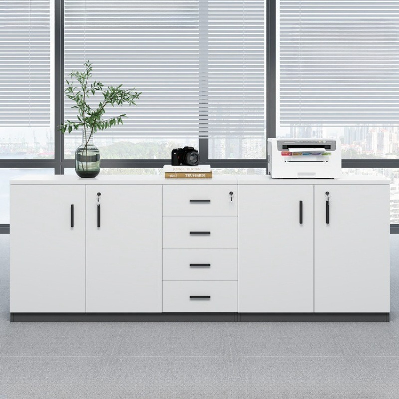 Credenza Office Storage - F*-White Armoire de classement latérale verrouillable