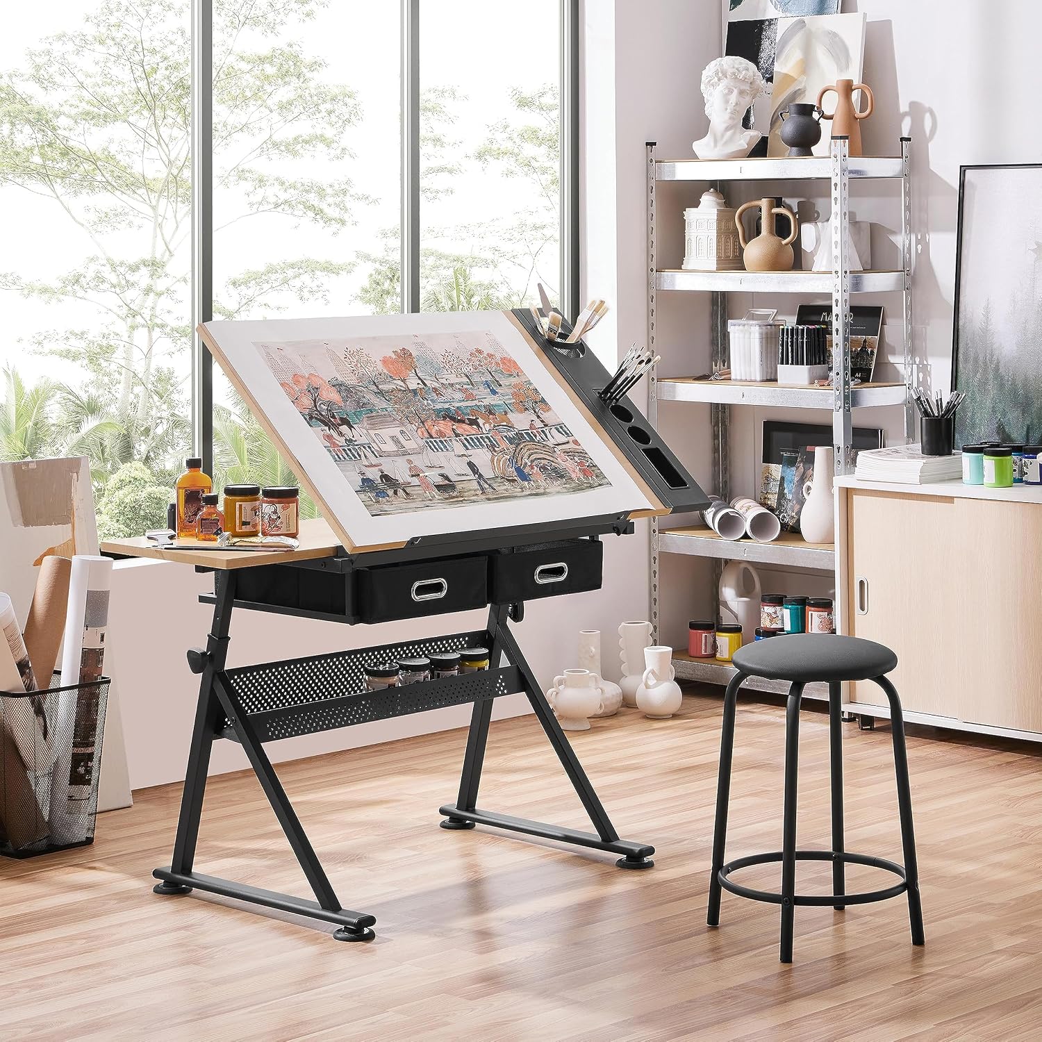 Table de dessin réglable avec  - Office Furniture Table avis et prix