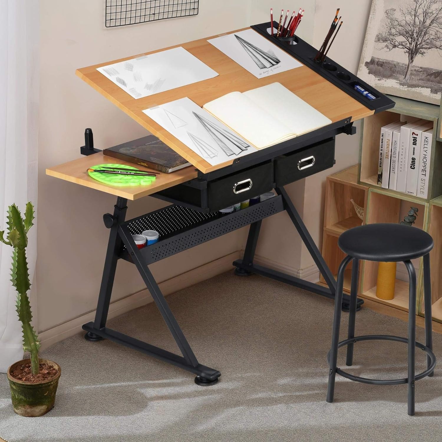 Table de dessin réglable avec  - Office Furniture Table avis et prix