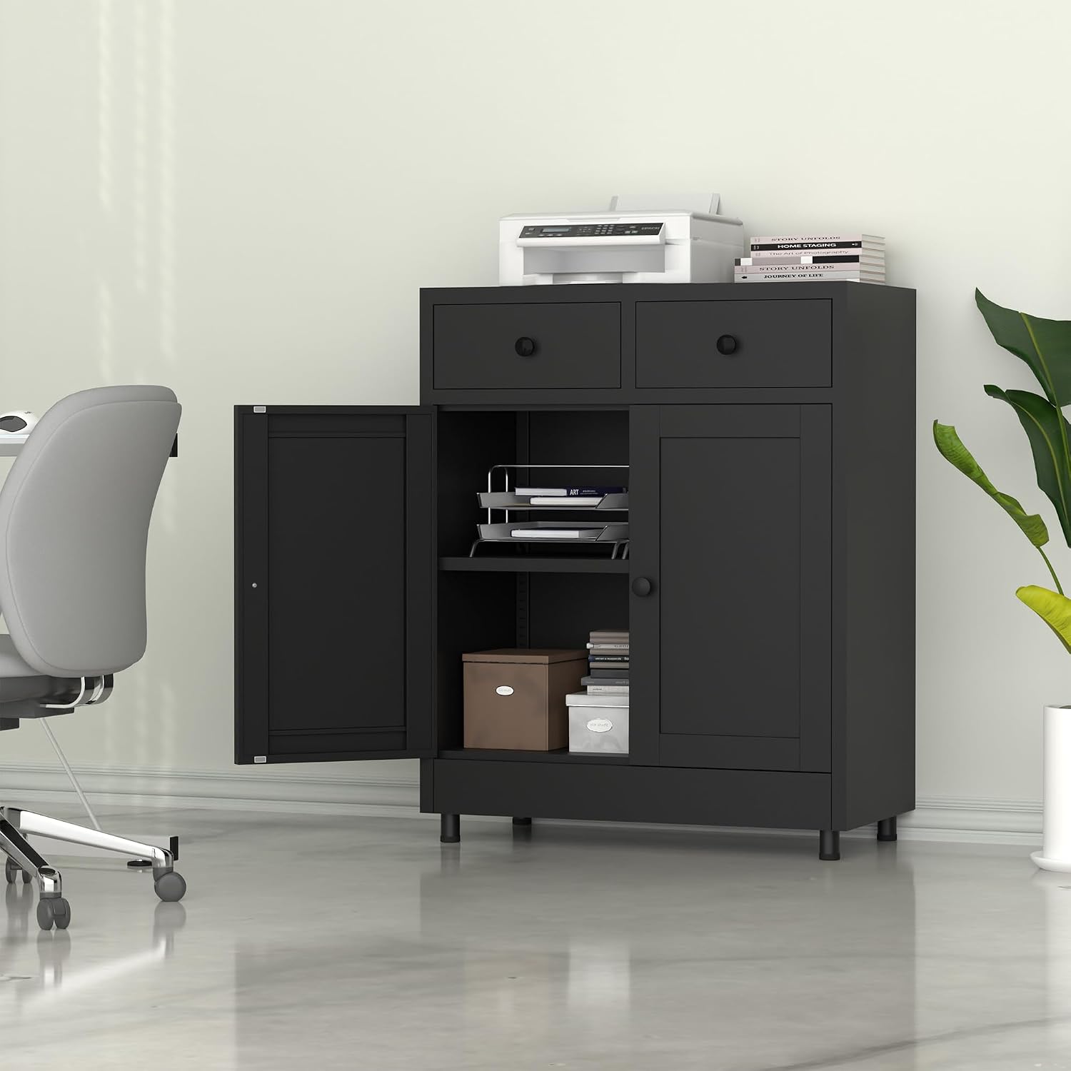 Armoire de rangement en métal  - Credenza Office Storage avis et prix