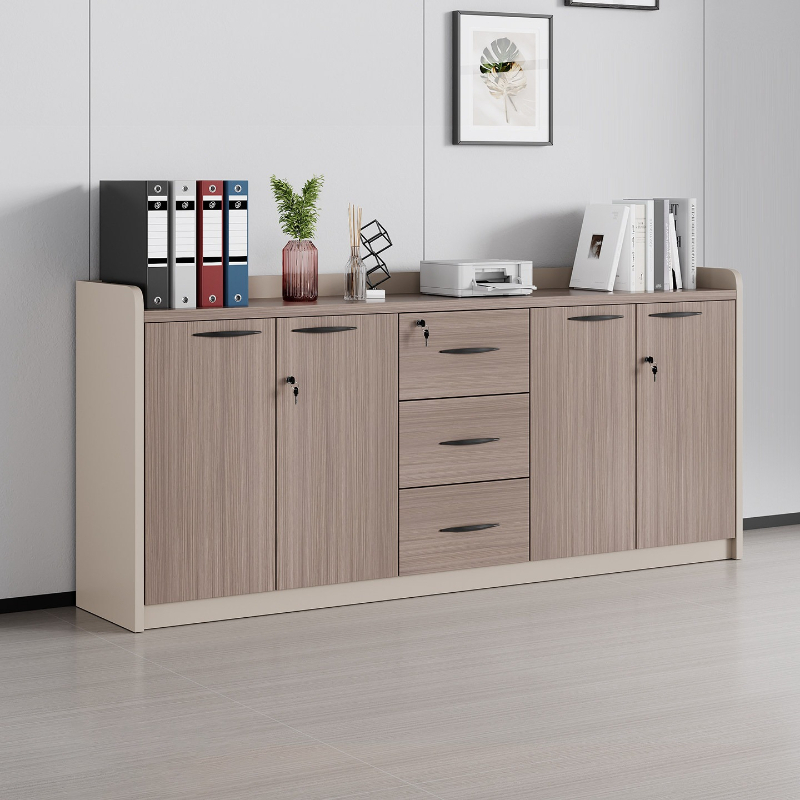 Meuble de rangement bas en boi - Credenza Office Storage avis et prix