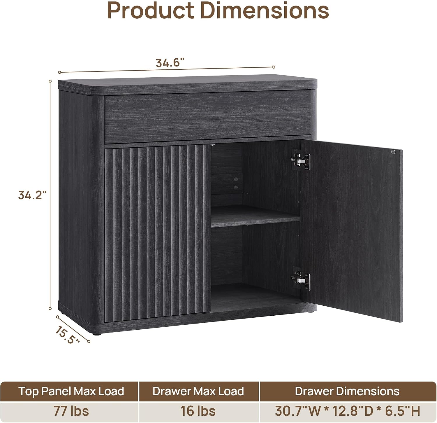 Buffet de rangement moderne à  - Credenza Office Storage avis et prix